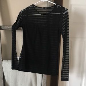 See through long sleeve